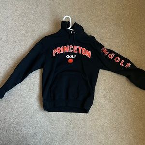 Black & Orange Princeton Golf Champion Hoodie.